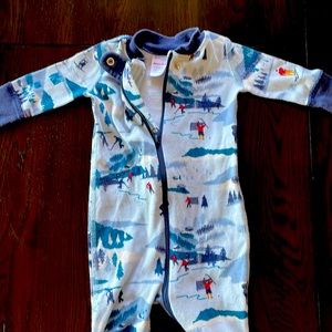 0-3 month Hanna Anderson ski pjs